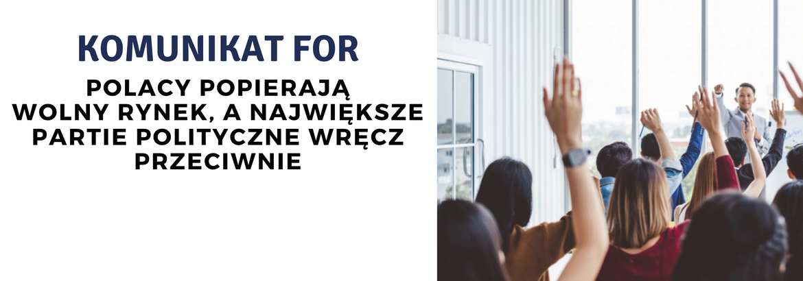 Polacy popierają wolny rynek, a największe partie polityczne wręcz przeciwnie