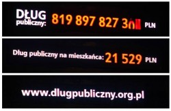 Rok z licznikiem długu publicznego